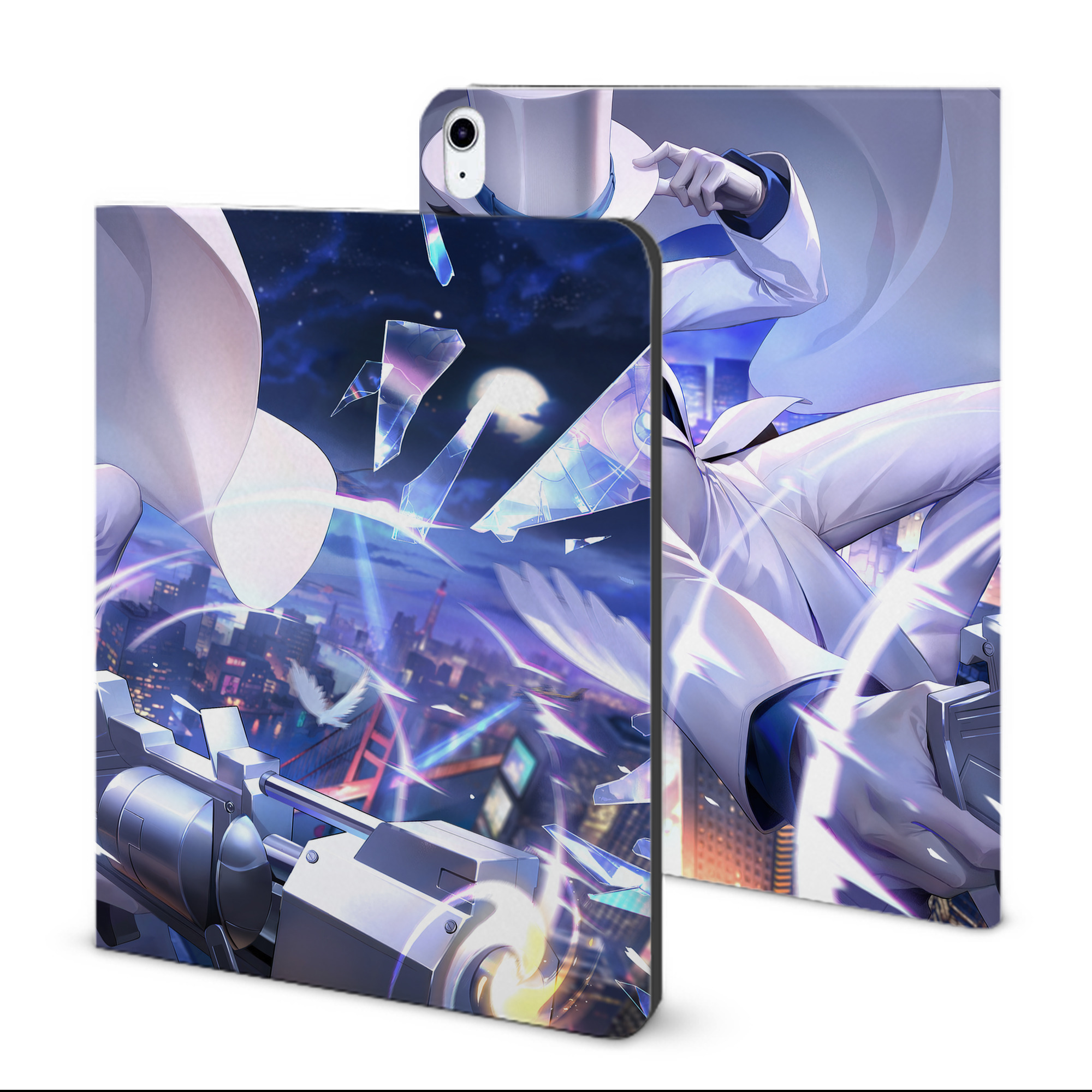 （画像用） 名探偵コナン Detective Conan IPad ケース ブック型 PUレザー TPU 耐衝撃 軽量 薄型 ペン収納なし 全面保護 IPad 各モデル対応